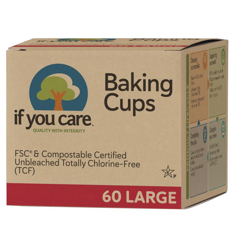 If You Care Brown Paper Baking Cups (Pack of 24)