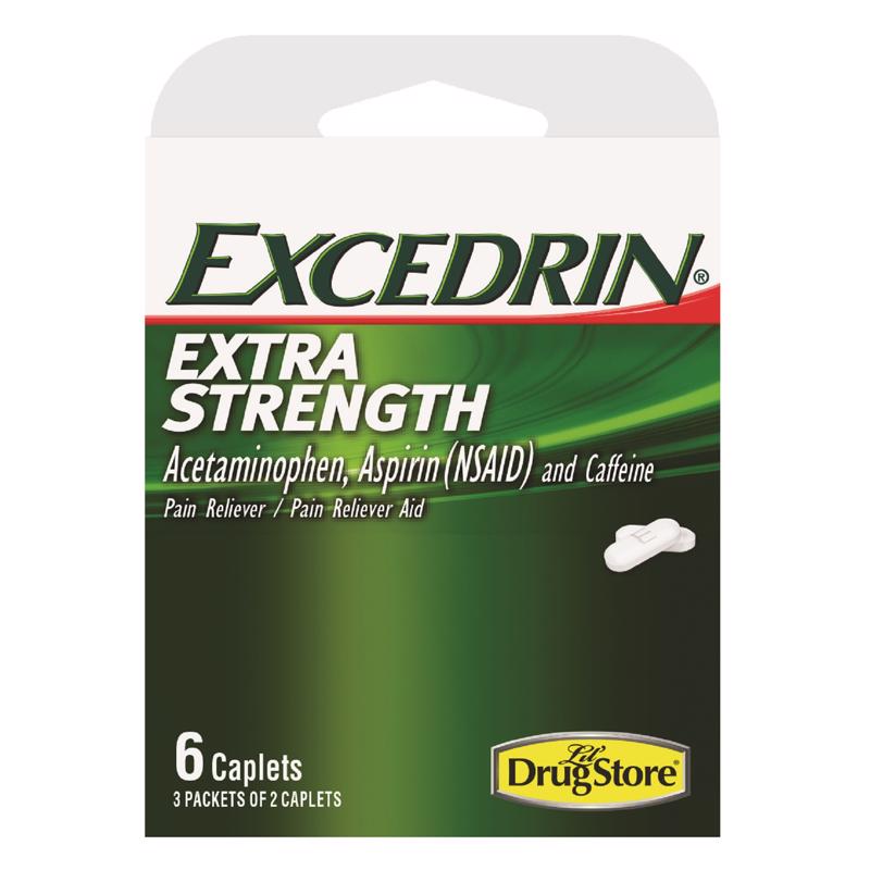 Excedrin Pain Reliever 6 ct 1 pk (Pack of 6)