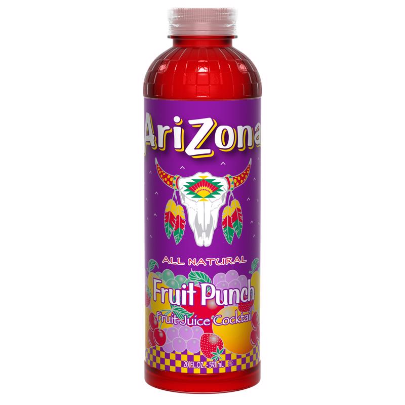 AriZona Fruit Punch Beverage 20 oz 1 pk (Pack of 24)