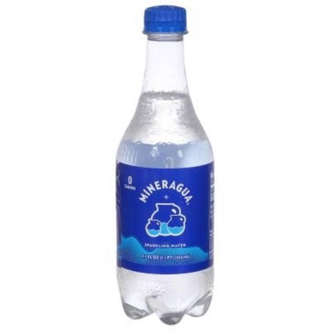 Mineragua Sparkling Spring Water 17.7 oz 1 pk (Pack of 24)
