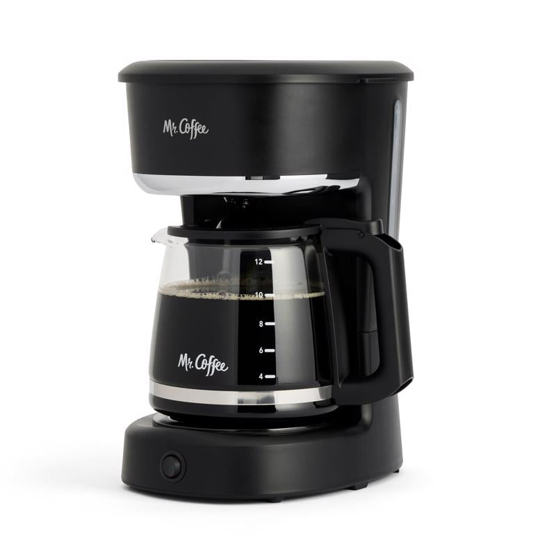 Cafetera de café negro Mr. Coffee de 12 tazas