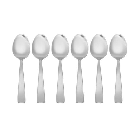 Lifetime Brands Pfaltzgraff Silver Stainless Steel Danford Teaspoon (Pack of 6)