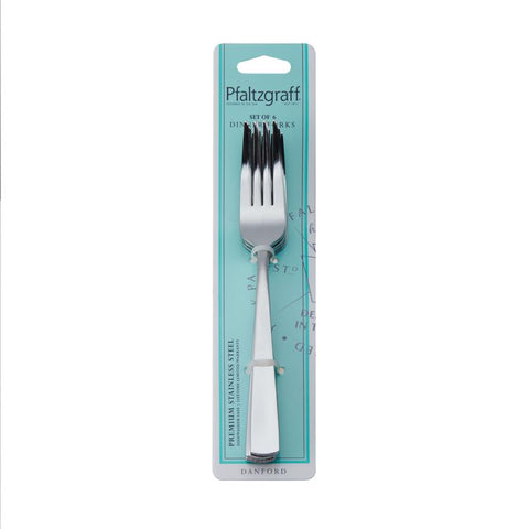 Pfaltzgraff Silver Stainless Steel Dinner Fork Dinner Fork Set 6 pc (Pack of 6)