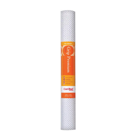 Con-Tact Grip Premium 4 ft. L X 20 in. W White Non-Adhesive Shelf Liner (Pack of 6)