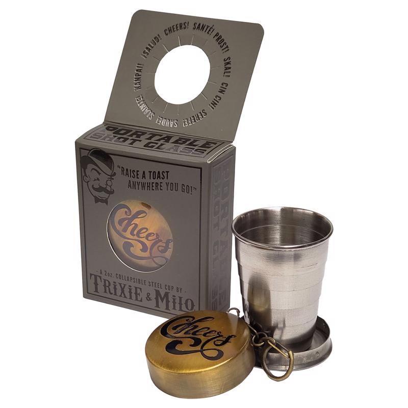 Trixie & Milo Stainless Steel Shot Glass (Pack of 12)