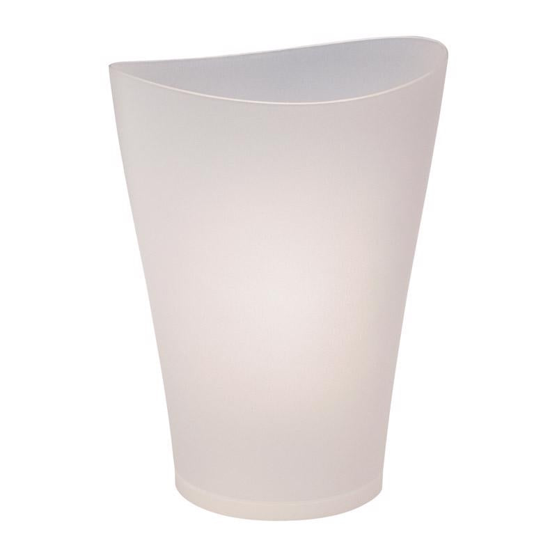 Rubbermaid Spa Works 2.25 gal Clear Plastic Vanity Wastebasket (Pack of 6)