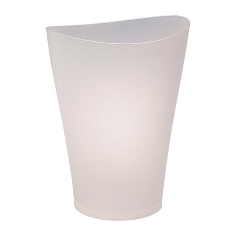 Rubbermaid Spa Works 2.25 gal Clear Plastic Vanity Wastebasket (Pack of 6)