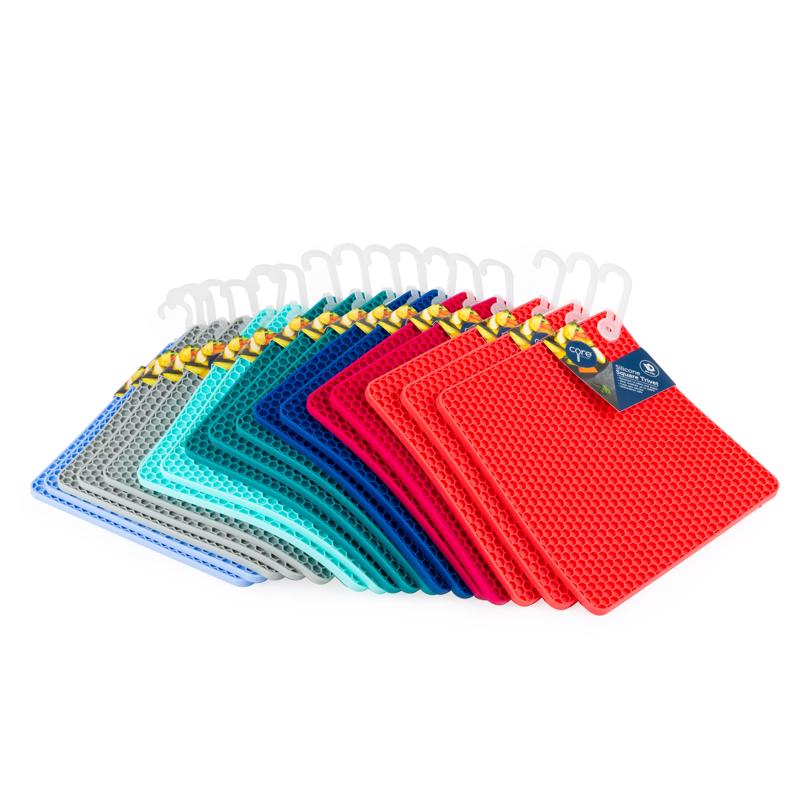 Core Kitchen Assorted Silicone Trivet (Pack of 18)
