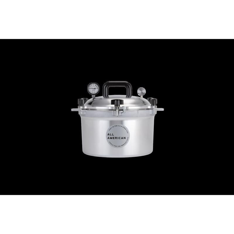 All American 1930 Cast Aluminum Pressure Canner 15.5 qt Silver