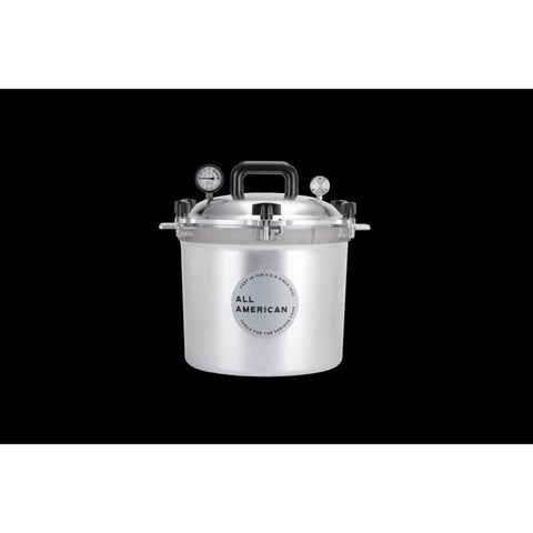 All American 1930 Cast Aluminum Pressure Canner 21.5 qt Silver