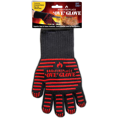 Ove Glove Black/Red Aramid/Cotton Oven Mitt (Pack of 12)