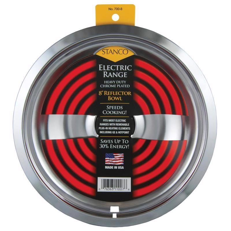 Stanco Chrome Plated Reflector Bowl 8 in. W (Pack of 6)