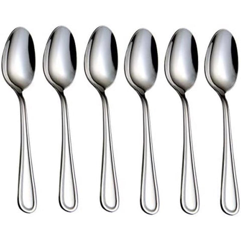 Cambridge Malibu Silver Stainless Steel Teaspoon Set 6 pc (Pack of 12)