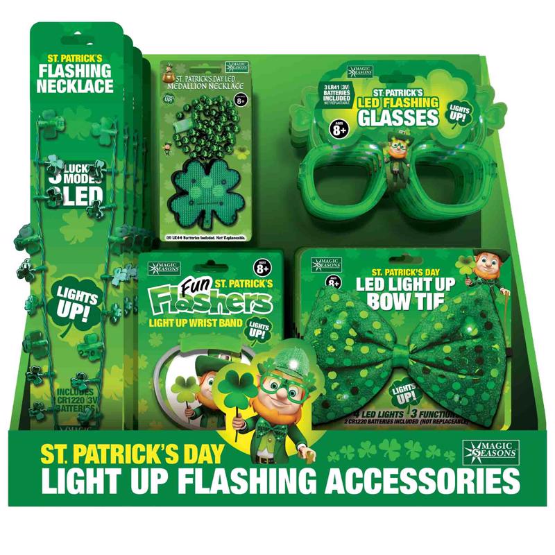 Shawshank LEDz St Patricks Day Ornament 1 each (Pack of 30)