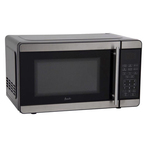 Avanti 0.7 cu ft Black/Silver Microwave 700 W