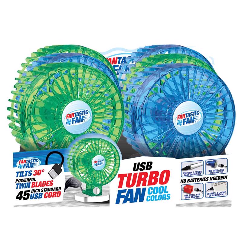 Shawshank LEDz 5.25 in. H Desktop Fan (Pack of 6)
