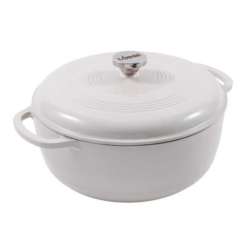 Lodge Cast Iron Dutch Oven 11.5 in. 6 qt Oyster