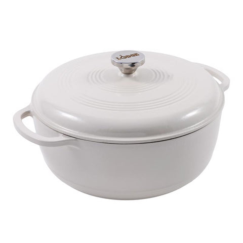 Lodge Cast Iron Dutch Oven 11.5 in. 6 qt Oyster