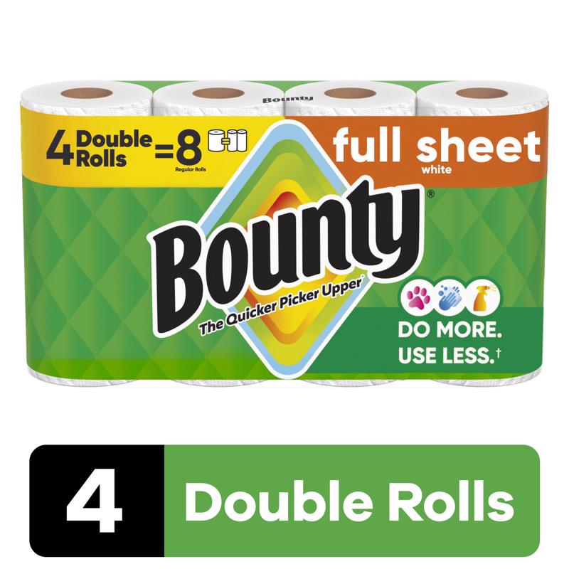 Bounty Paper Towels 50 sheet 2 ply 4 pk (Pack of 6)
