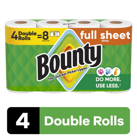 Bounty Paper Towels 50 sheet 2 ply 4 pk (Pack of 6)