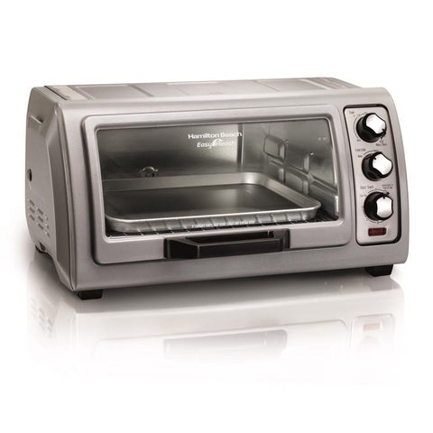Hamilton Beach Metal Silver 6 slot Toaster Oven 10.81 in. H X 20.13 in. W X 16.69 in. D