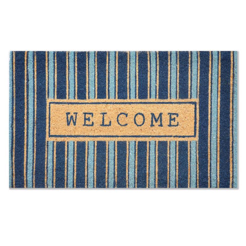 First Concept 18 in. W X 30 in. L Multi-Color Coir Door Mat