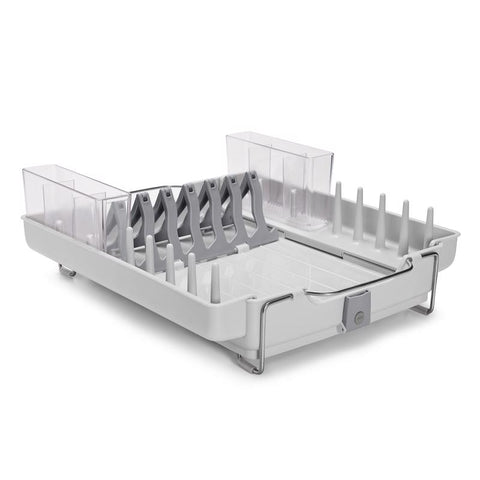OXO Good Grips 19 in. L X 16 in. W X 5 in. H Gray Stainless Steel Dish Rack