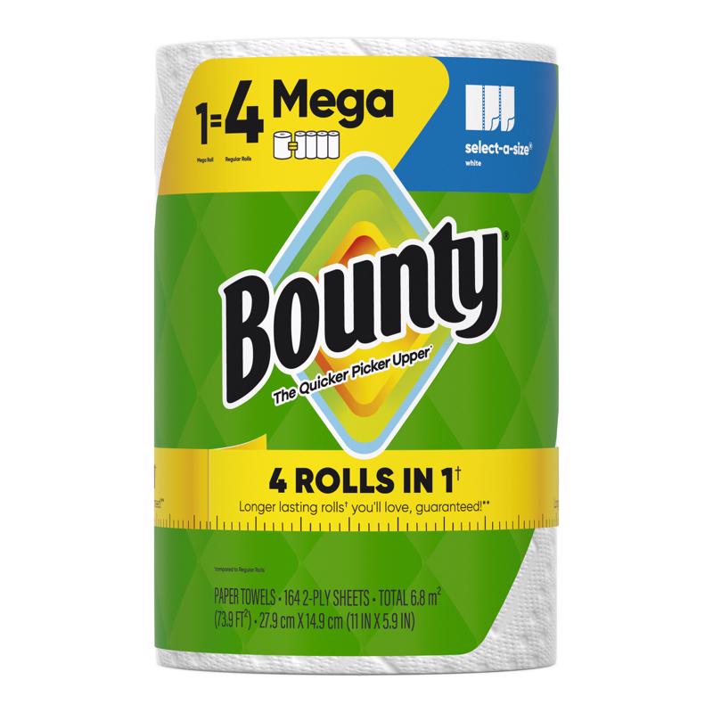 Bounty Paper Towels 164 sheet 2 ply 1 pk