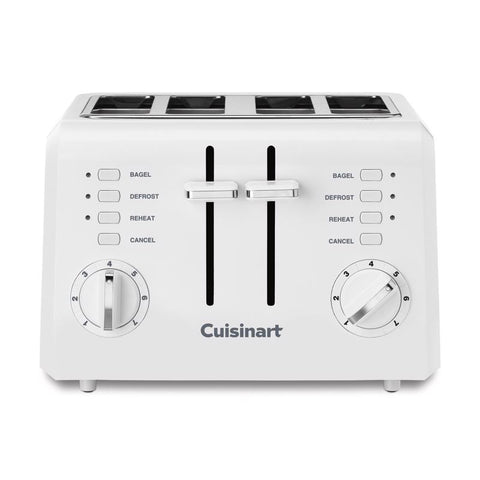 Cuisinart Plastic White 4 slot Toaster 7.2 in. H X 10.7 in. W X 10.8 in. D