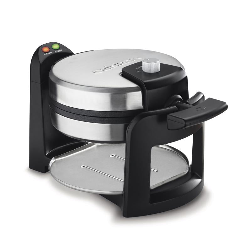 Cuisinart 1 waffle Brushed Silver Stainless Steel Rotary Waffle Maker