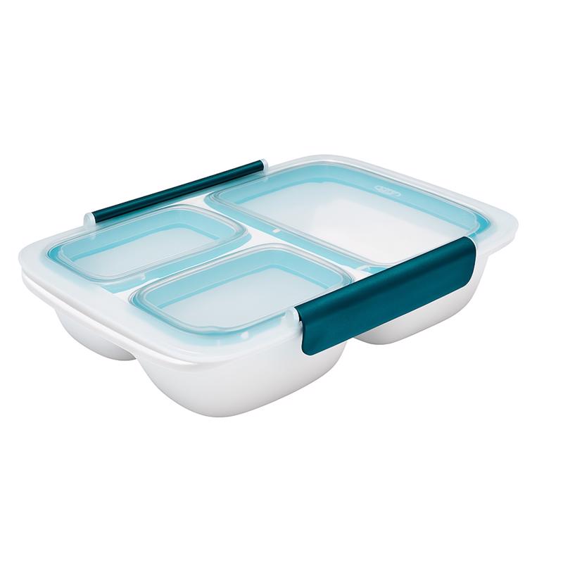 Contenedor de alimentos dividido OXO Good Grips de 4,1 tazas, 1 ud.