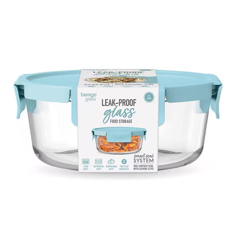 Bentgo 4.1 cups Aqua Food Storage Container 1 pk (Pack of 6)