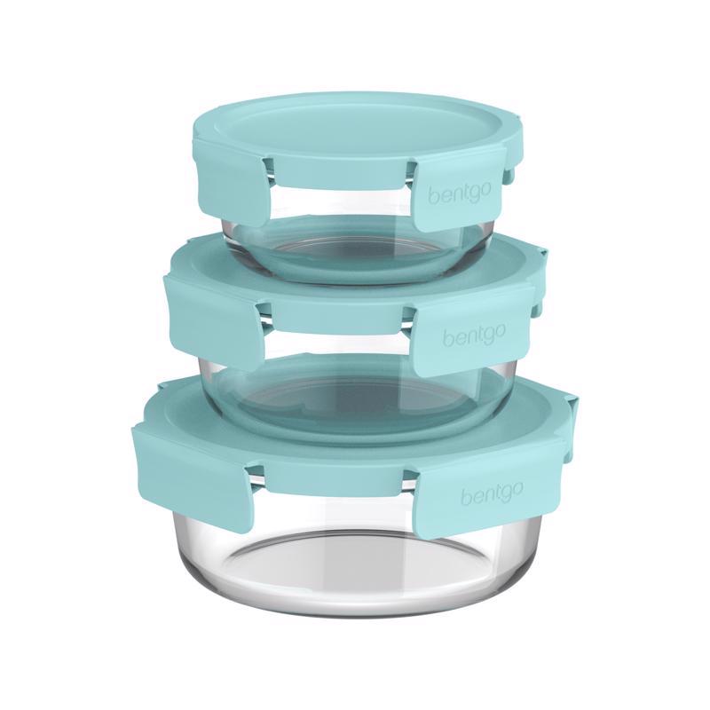 Bentgo Aqua Food Storage Container Set 3 pk (Pack of 4)