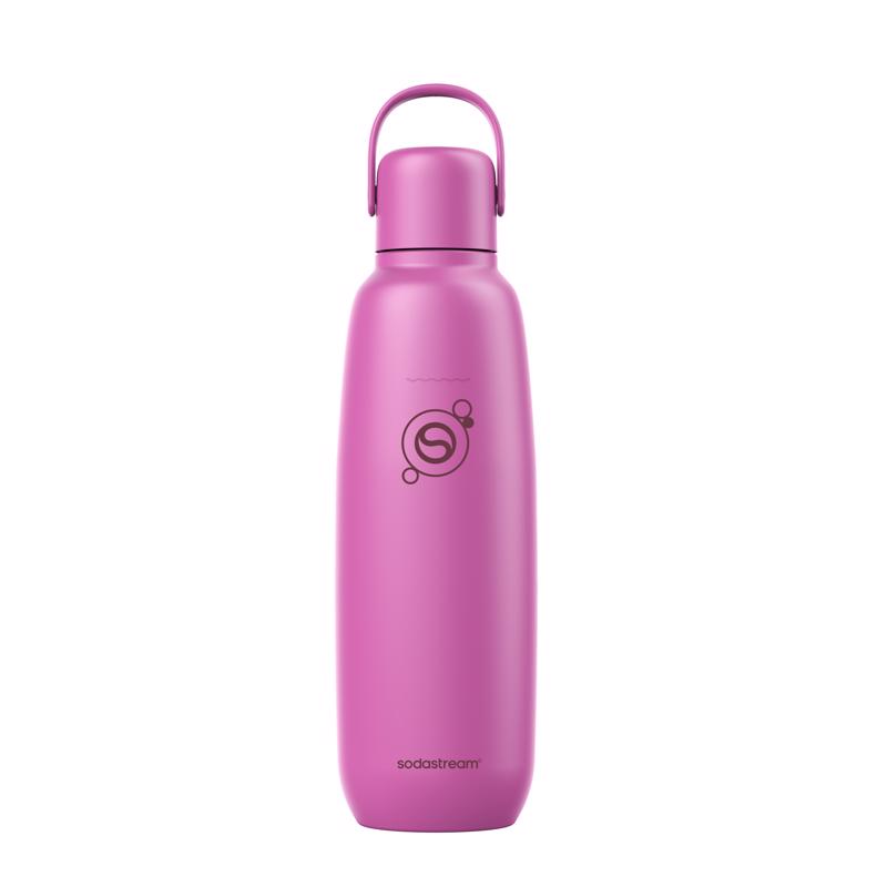 SodaStream Fizz & Go Pink 30.4 oz. Carbonator Bottle 1 pk
