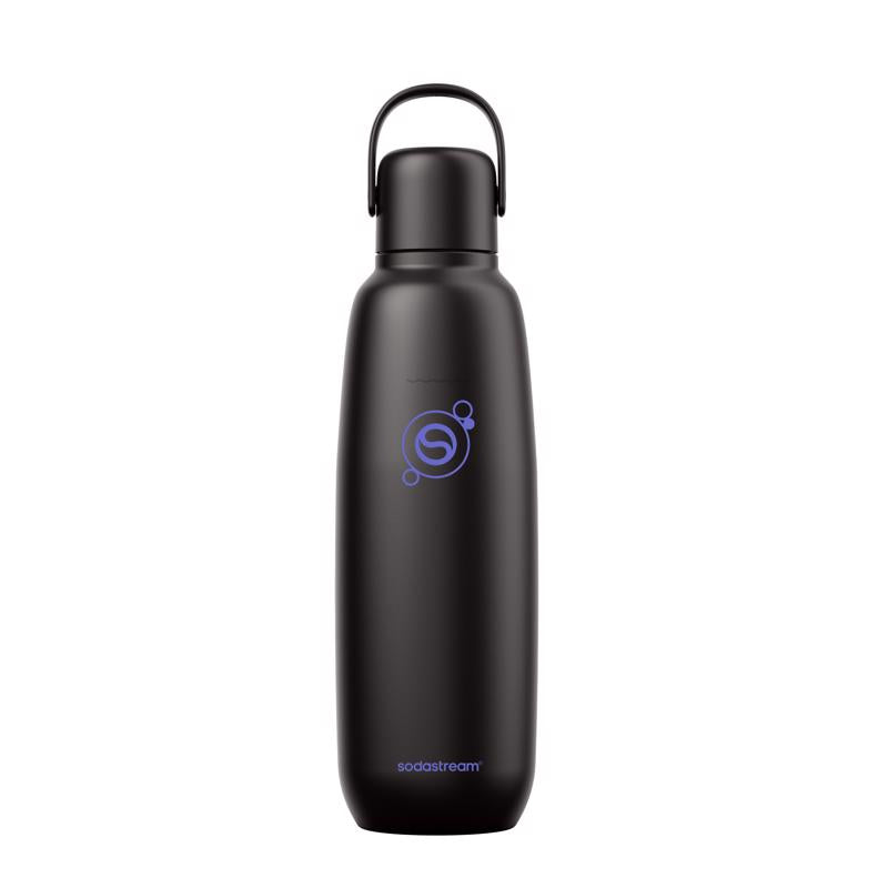 SodaStream Fizz & Go Black 30.4 oz. Carbonator Bottle 1 pk