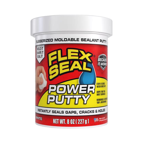 Flex Seal Family of Products Flex Seal Power Putty White Rubber Sealant 0.5 lb