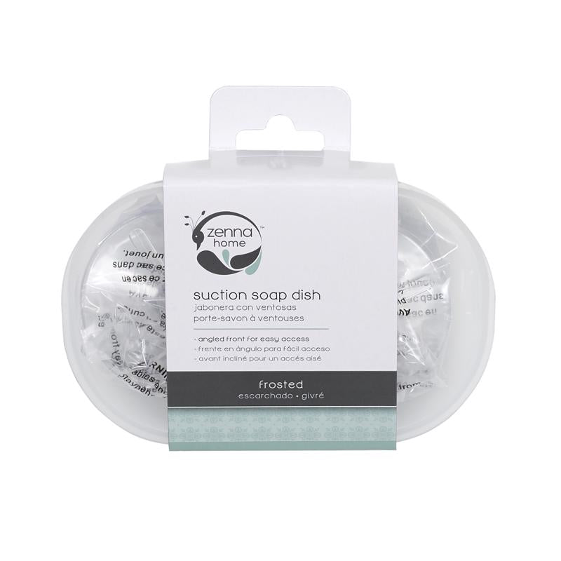 Zenna Home Frost Clear Plastic Soap Dish (Pack of 2)