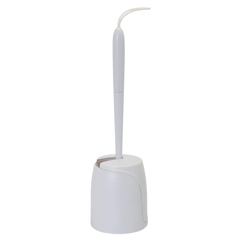 Zenna Home Toilet Bowl Brush & Holder White