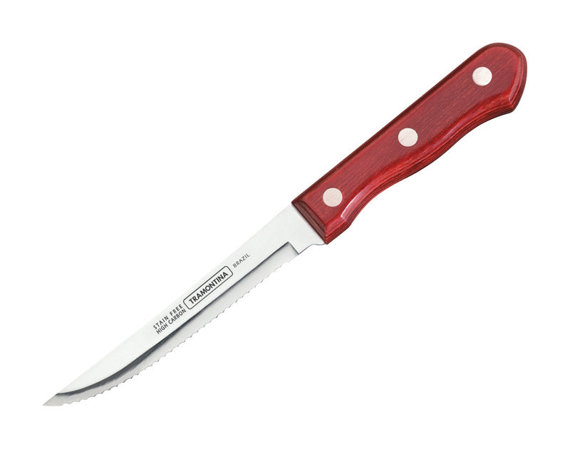 Tramontina Wave Edge Carbon Steel Steak Knife 1 pc (Pack of 36)