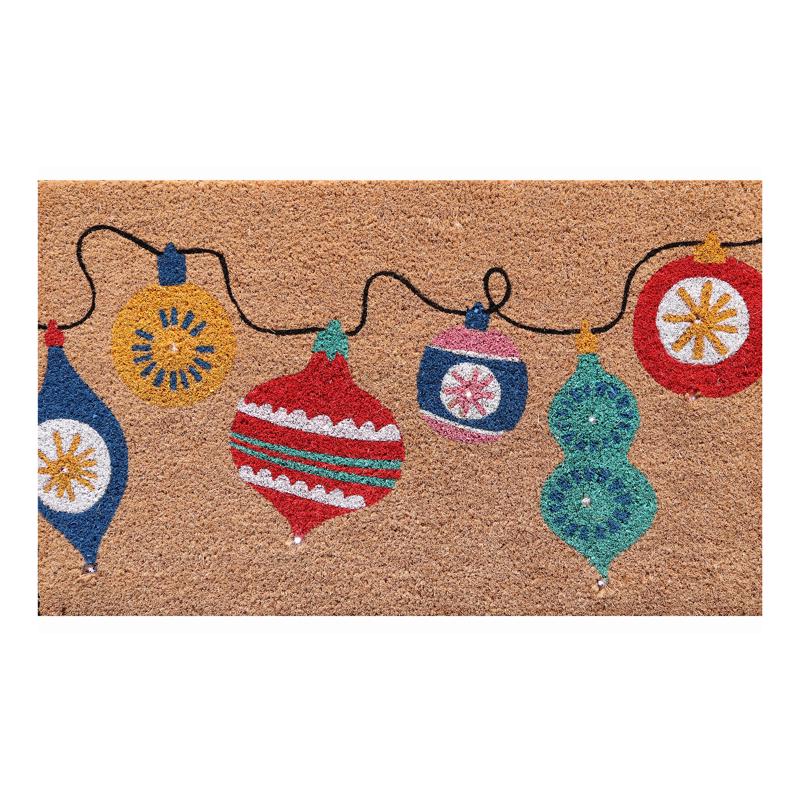 Test Rite 18 in. W X 30 in. L Multi-Color Coir Door Mat (Pack of 6)