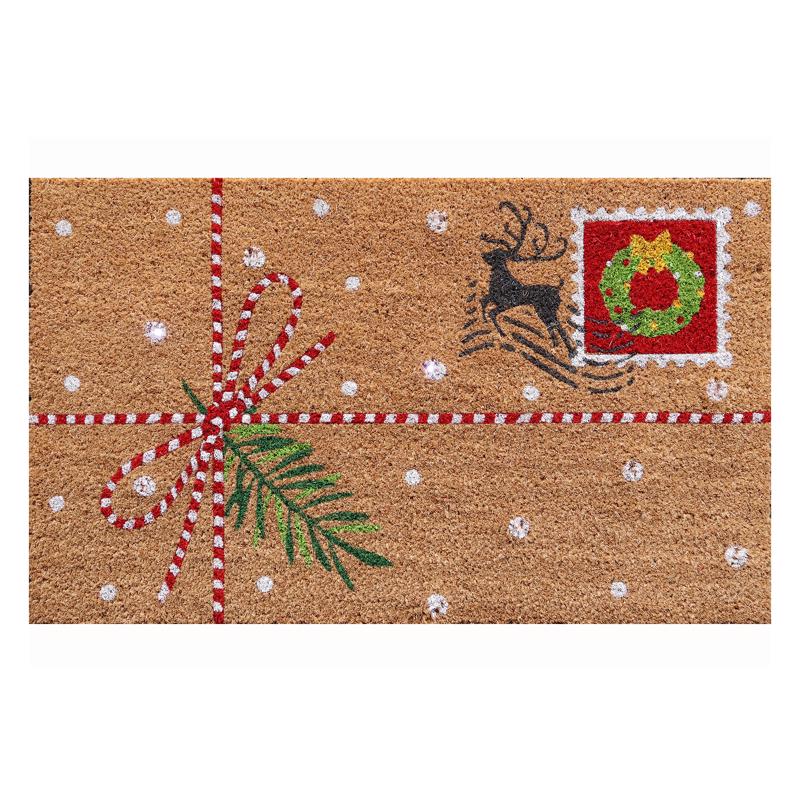 Test Rite 18 in. W X 30 in. L Multi-Color Coir Door Mat (Pack of 6)