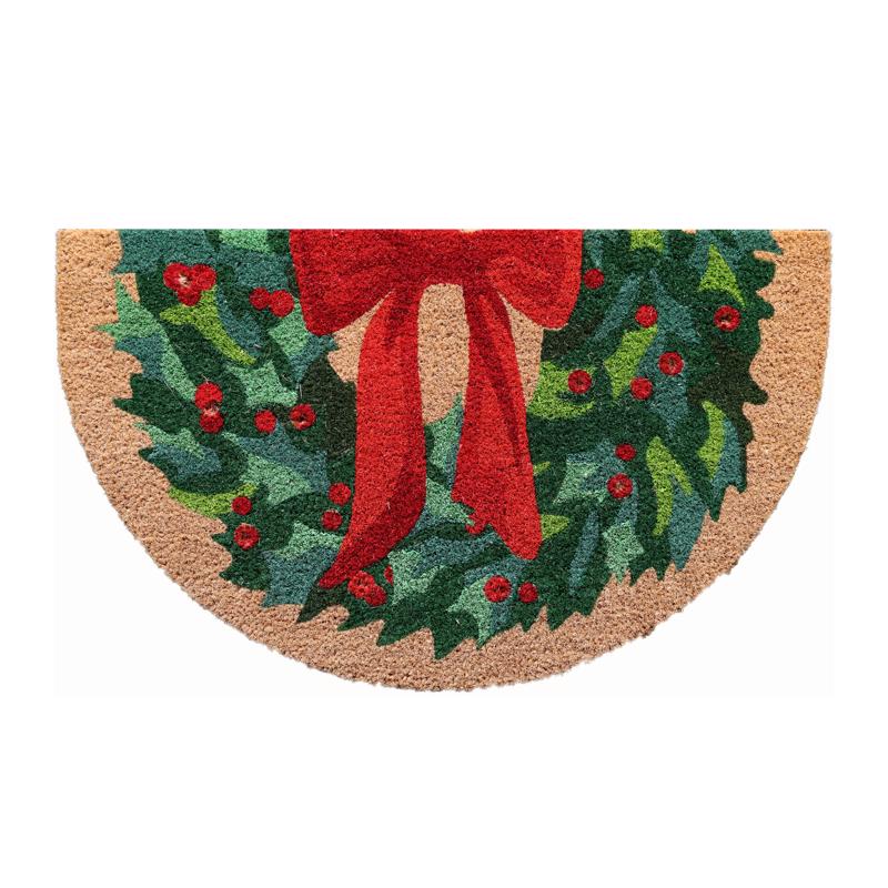 Test Rite 18 in. W X 30 in. L Multi-Color Coir Door Mat (Pack of 6)