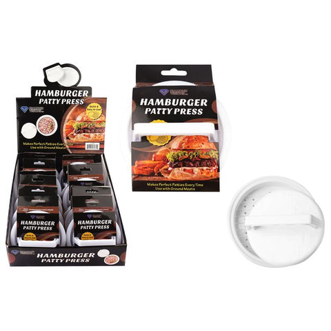 Diamond Visions ABS Plastic Hamburger Press (Pack of 12)