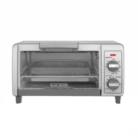Black+Decker Stainless Steel Silver Toaster Oven 9.17 in. H X 11.97 in. W X 17.32 in. D