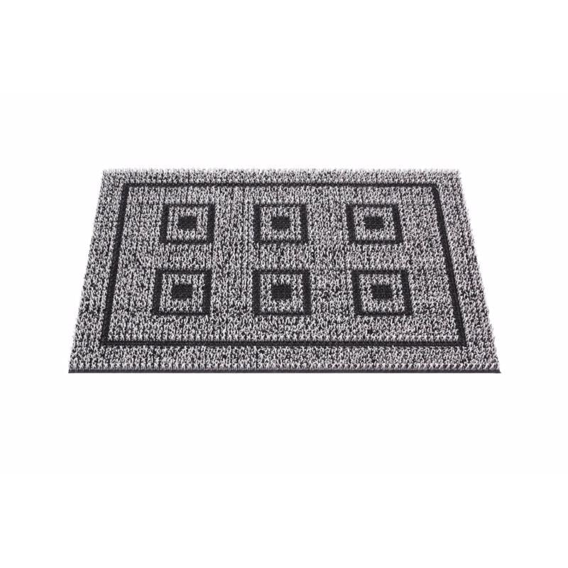 GrassWorx 18 in. W X 30 in. L Gray Six Panel Astroturf Door Mat