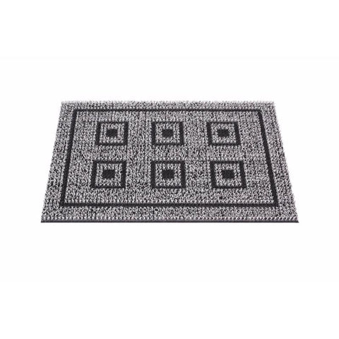 GrassWorx 18 in. W X 30 in. L Gray Six Panel Astroturf Door Mat