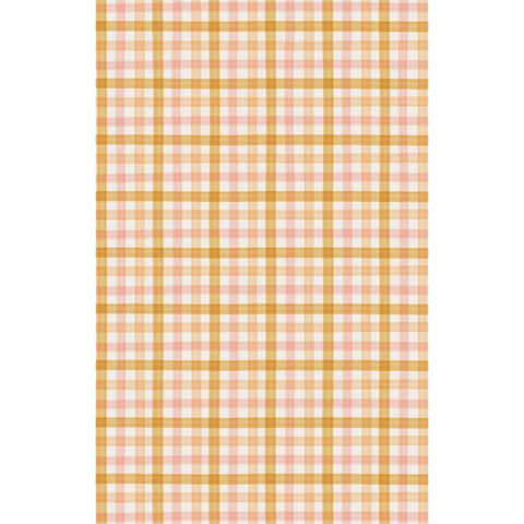 Geometry Multi Polyester Peachy Kitchen Towel 1 pk (Pack of 2)