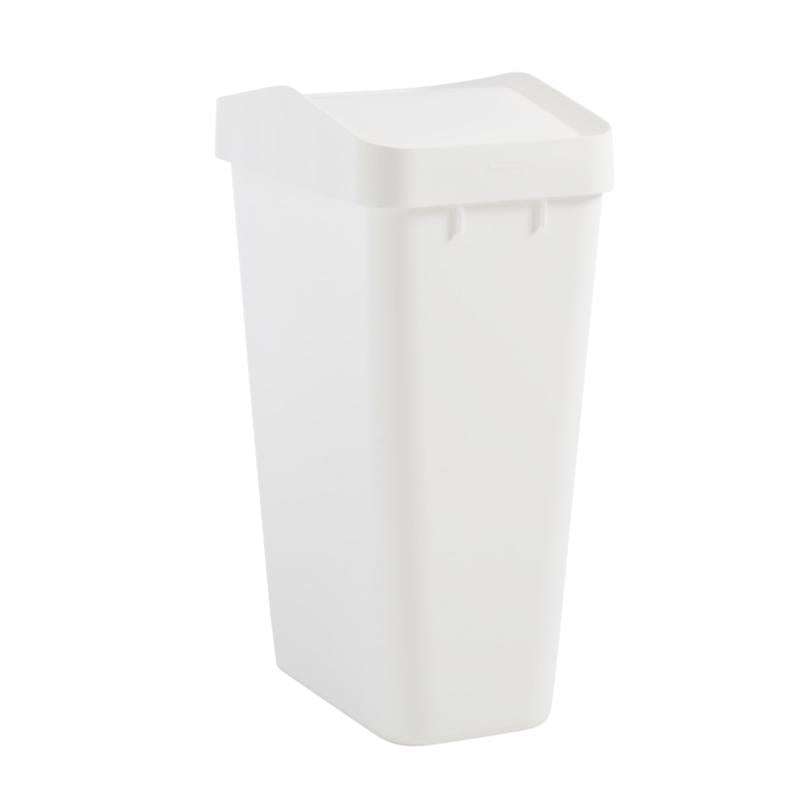 Rubbermaid 12.2 gal White Resin Trash Can (Pack of 6)