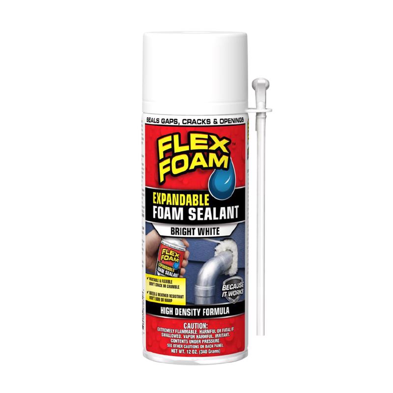 Flex Seal Family of Products Flex Foam White Foam Expanding Sealant 12 oz (Pack of 6)