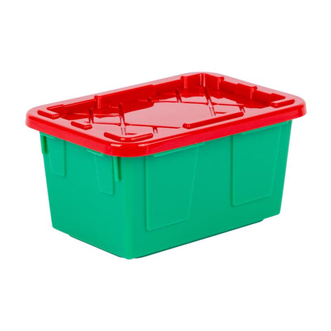 Greenmade 0.09 gal Green/Red Mini Tote 2.4 in. H X 3.3 in. W X 4.8 in. D Stackable